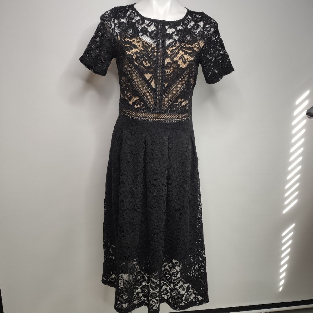 Vfshow Black Lace Dress NWT
